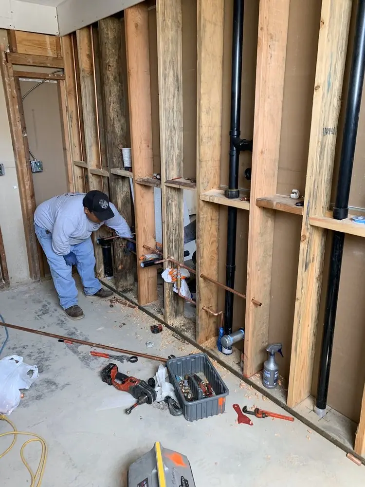 Commercial rough-in plumbing for Commercial Plumbing in Montclair